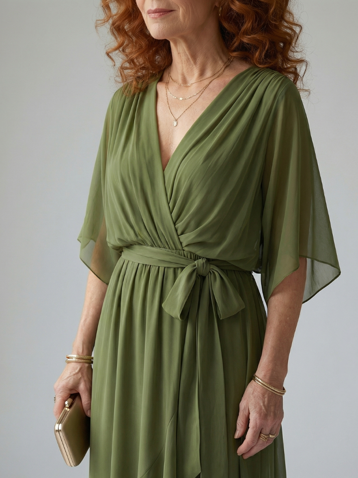 Monica - Robe midi fluide légère