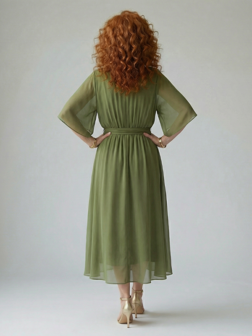 Monica - Robe midi fluide légère