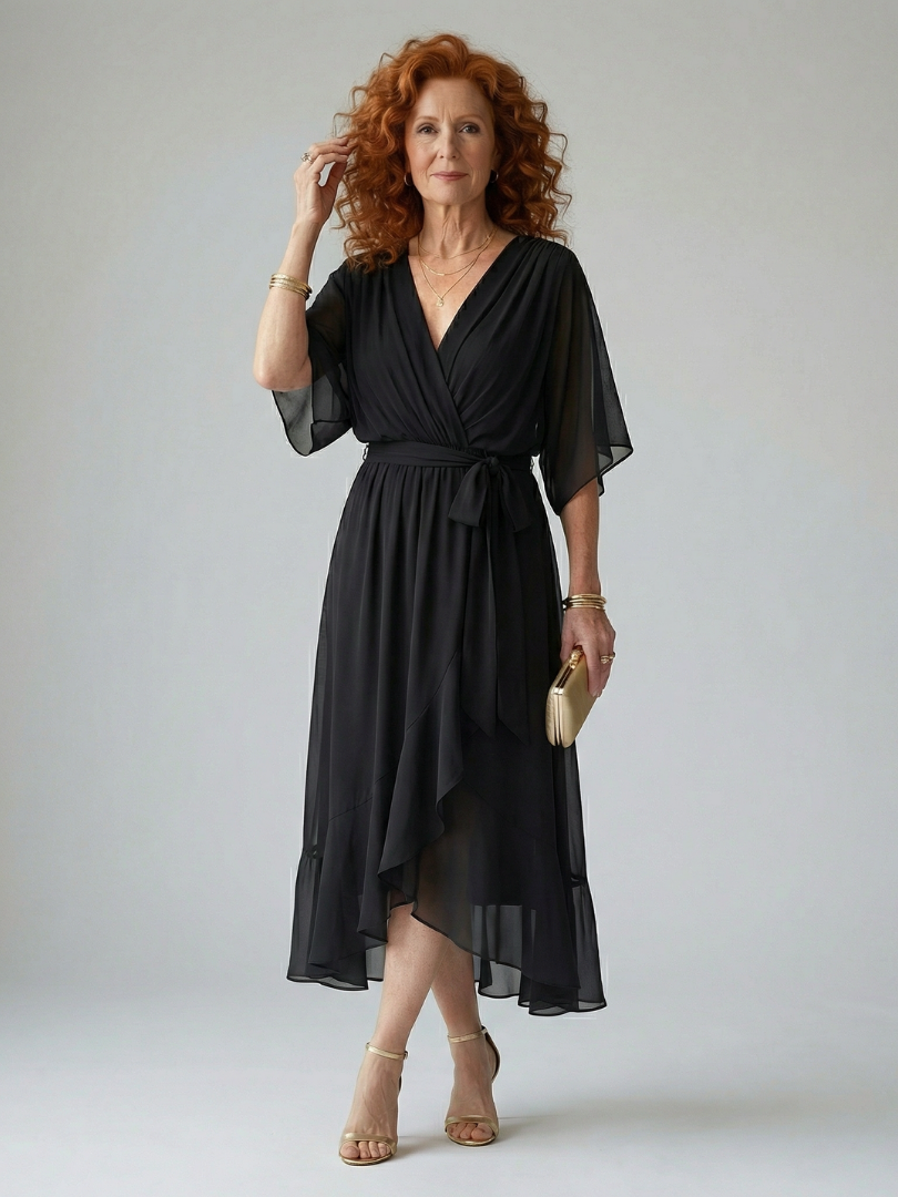 Monica - Robe midi fluide légère