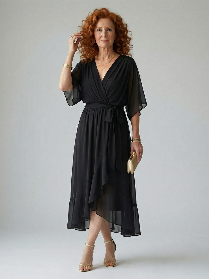 Monica - Robe midi fluide légère