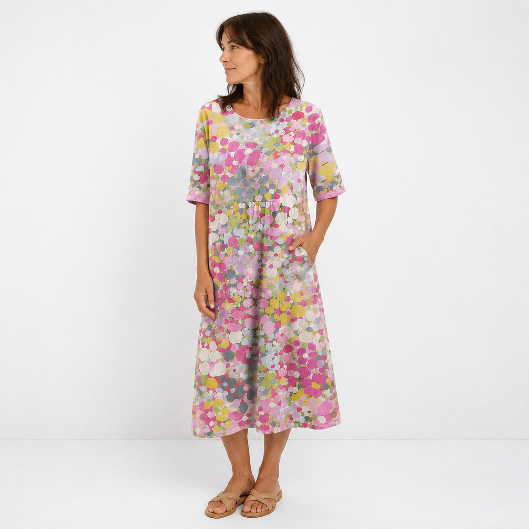 Noëlle - Robe midi légère fleurie