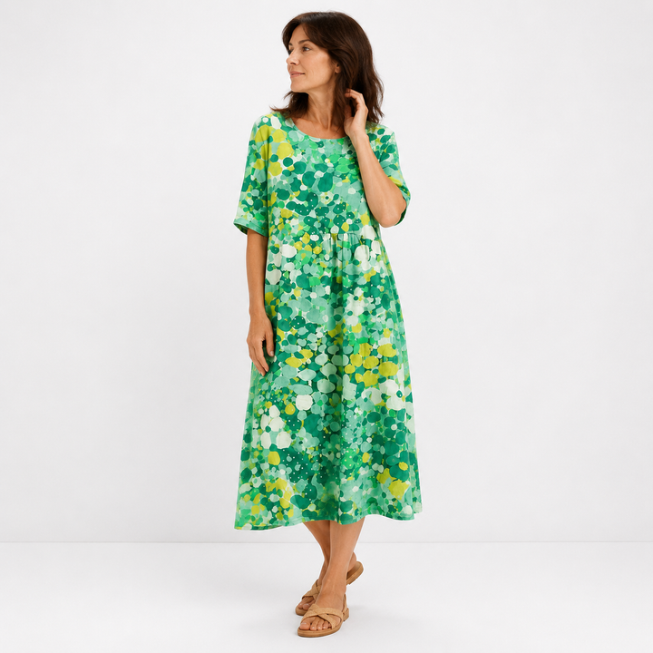 Noëlle - Robe midi légère fleurie