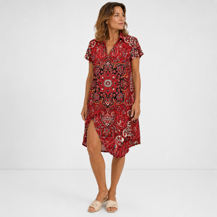 Diane - Robe midi légère confortable