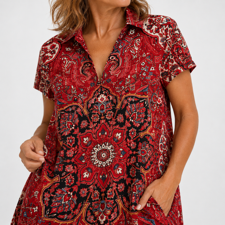 Diane - Robe midi légère confortable
