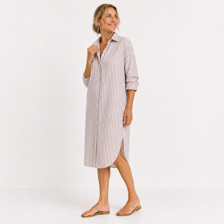Simone – Robe d'été rayée