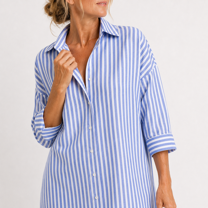 Simone – Robe d'été rayée