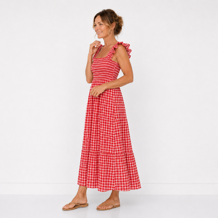 Lyra - Robe d'été bohème décontractée
