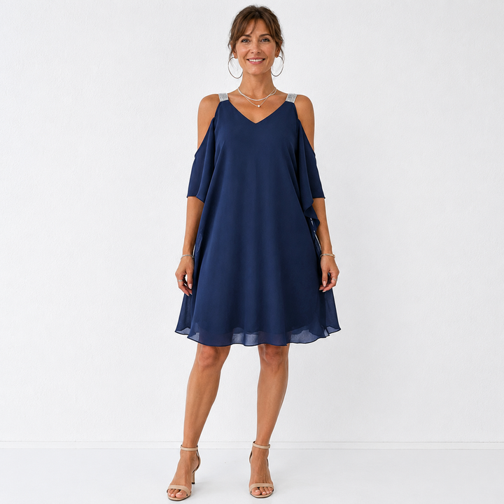 Suzanne – Robe fluide épaules dénudées