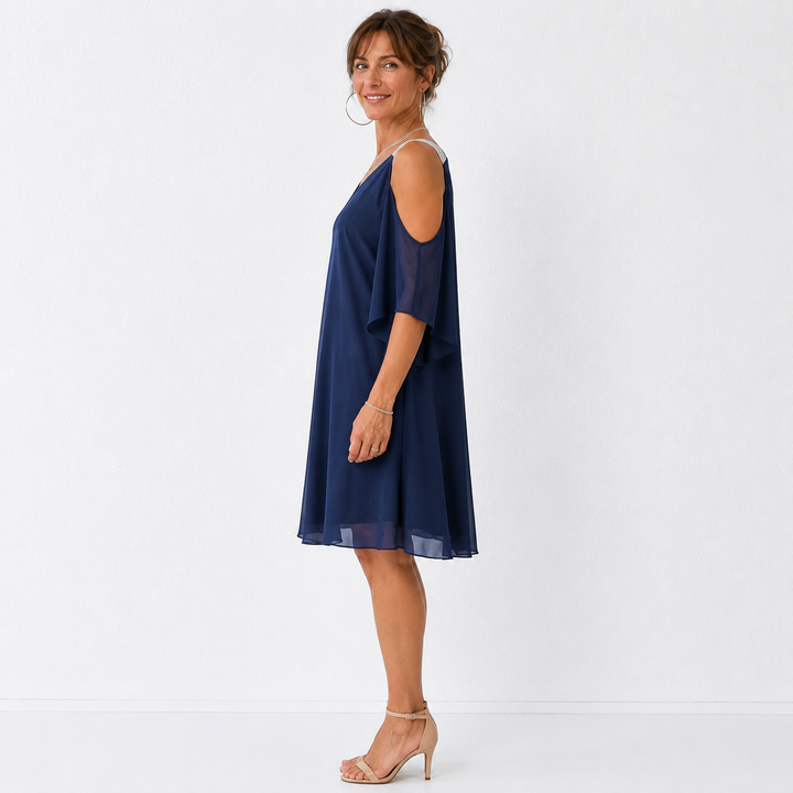 Suzanne – Robe fluide épaules dénudées