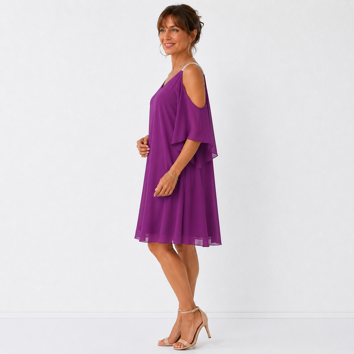 Suzanne – Robe fluide épaules dénudées