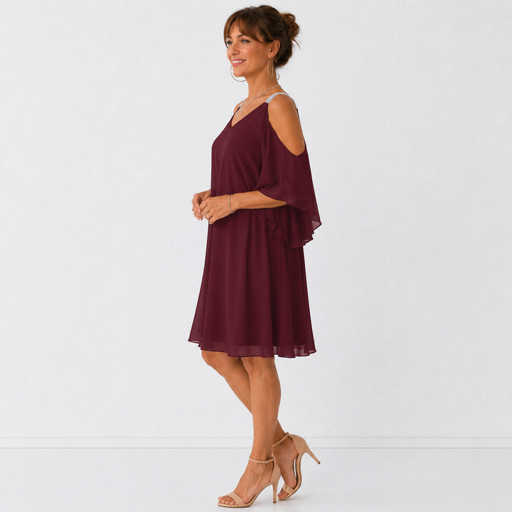 Suzanne – Robe fluide épaules dénudées