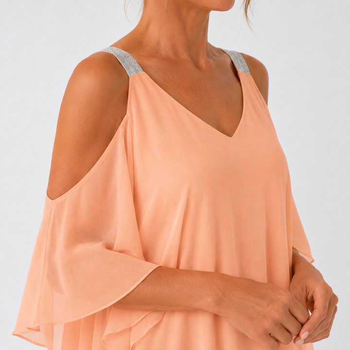 Suzanne – Robe fluide épaules dénudées