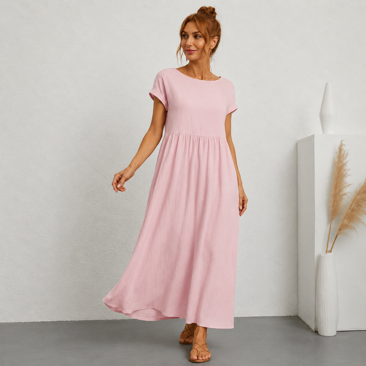 Gabrielle™ - Robe midi fluide élégance intemporelle