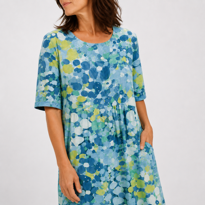 Noëlle - Robe midi légère fleurie