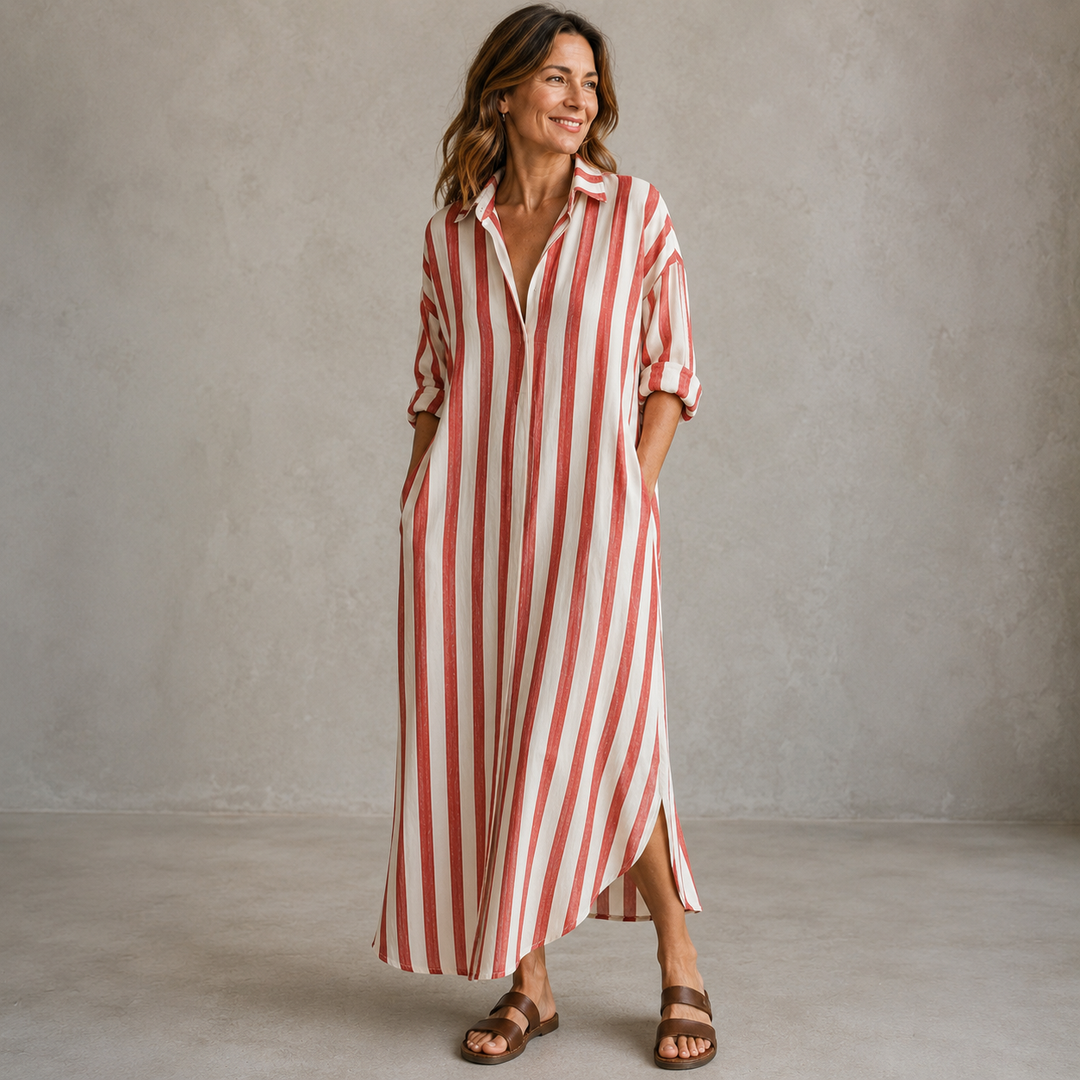 Pascale - Robe chemise longue