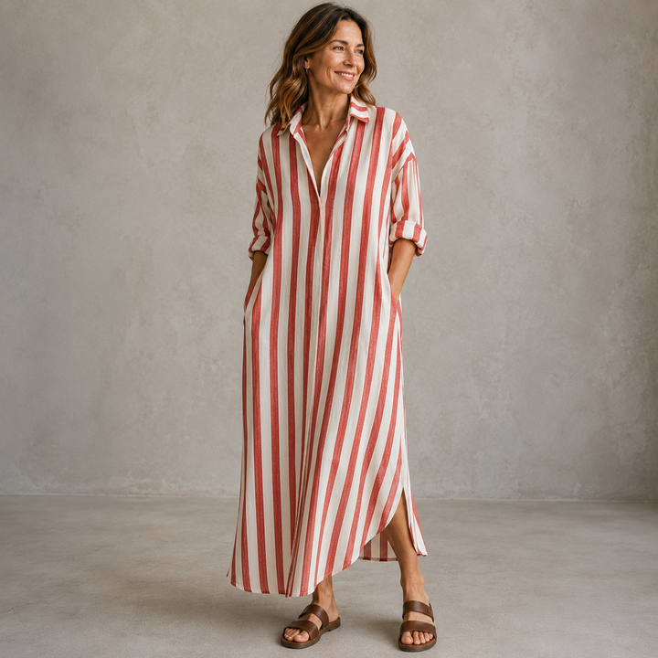 Pascale - Robe chemise longue