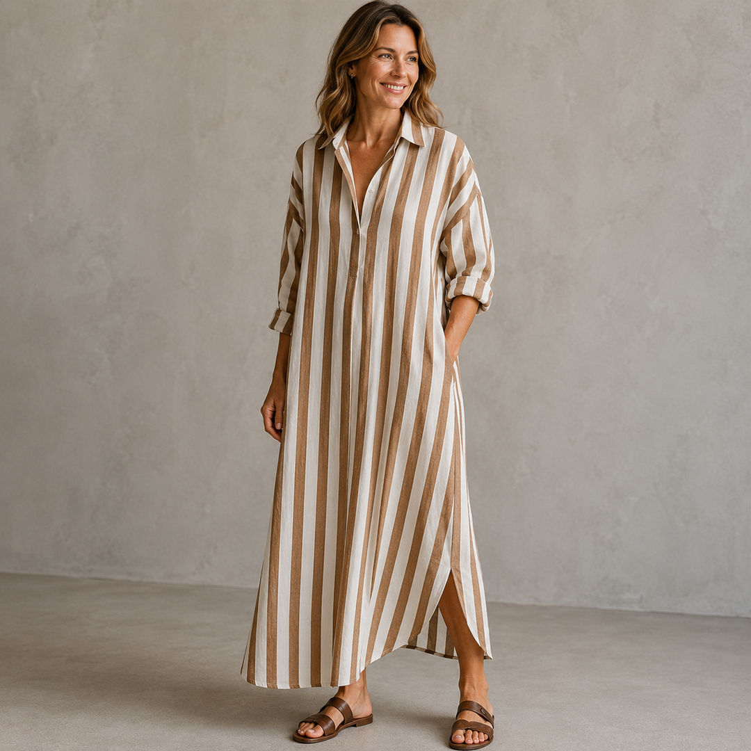 Pascale - Robe chemise longue