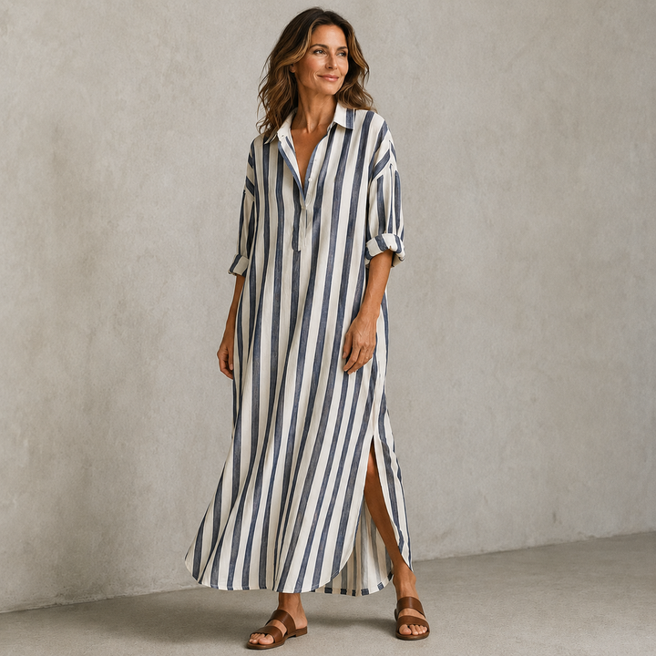Pascale - Robe chemise longue