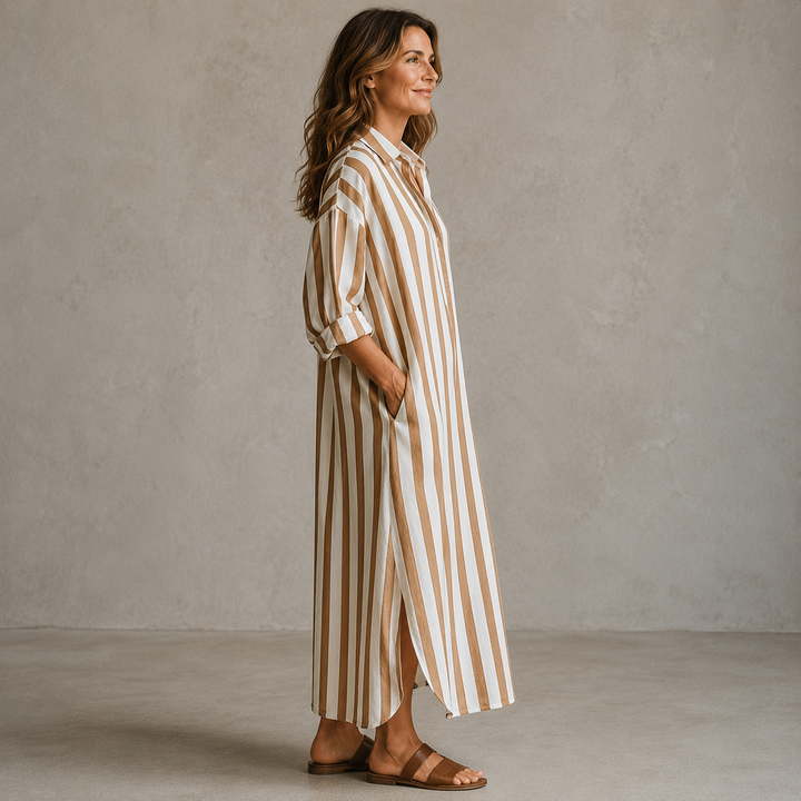 Pascale - Robe chemise longue