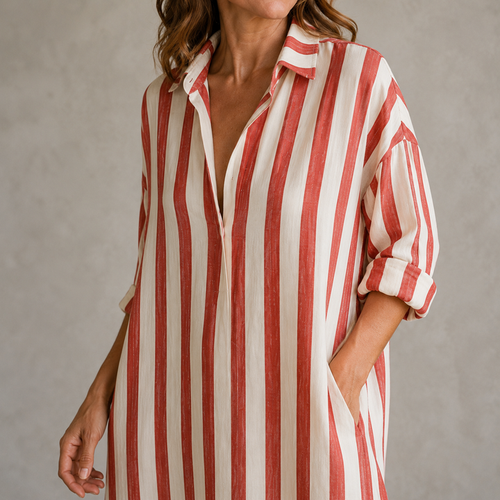 Pascale - Robe chemise longue