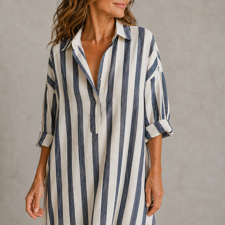 Pascale - Robe chemise longue