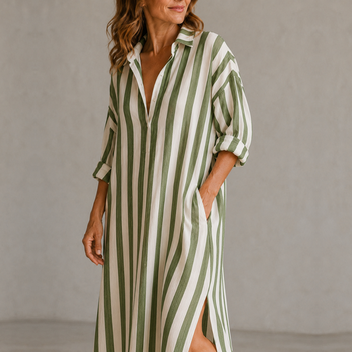 Pascale - Robe chemise longue